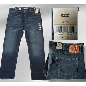 Levi’s 559 Relaxed Straight Men’s Stretch Denim Jeans Size 42x32